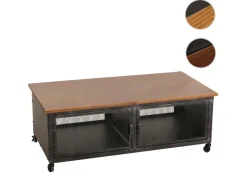 MCW Couchtisch N28 Schwarz Braun