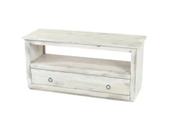 MCW Couchtisch Shabby--Look Weiß