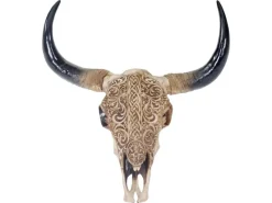 MCW Deko Schädel T454 Longhorn Tribal