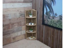 Sale MCW Eckregal K85 Geflecht Braun