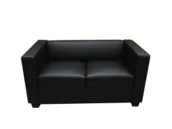 MCW 2er Sofa Lille Schwarz