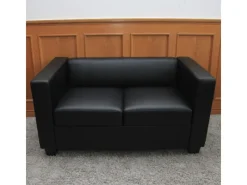 MCW 2er Sofa Lille Schwarz