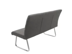 Outlet MCW Esszimmer-Set G55Bank Küchenstuhl Stuhl Grau-Braun Bank 180cm