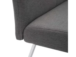 Outlet MCW Esszimmer-Set G55Bank Küchenstuhl Stuhl Grau-Braun Bank 180cm