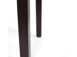 Clearance MCW Esszimmerstuhl Cesena 2er Set Kunstleder Matt Dunkle Füße Braun