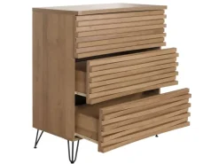 New MCW Kommode M49 3 Schubladen Natur