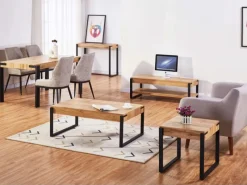 Online MCW Konsolentisch L53 Dunkle 80x100x54cm Wildeiche