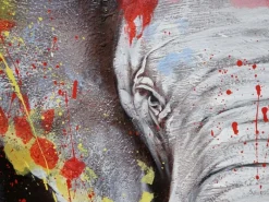 Outlet MCW Ölgemälde Elefant H25 Handgemalt 150x100cm
