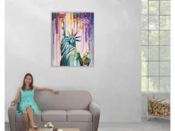 MCW Ölgemälde Freiheitsstatue Handgemalt