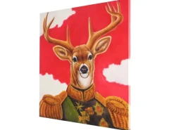 MCW Ölgemälde Hirsch Handgemalt