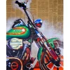 Hot MCW Ölgemälde Motorrad Handgemalt