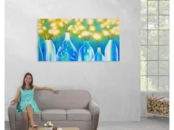 MCW Ölgemälde Vasen Handgemalt