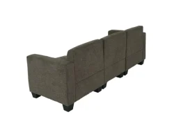 Outlet MCW Modular 3-Sitzer Sofa Couch Moncalieri Braun