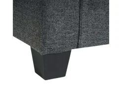 Hot MCW Modular 3-Sitzer Sofa Couch Moncalieri -Grau ohne Armlehnen Anthrazit