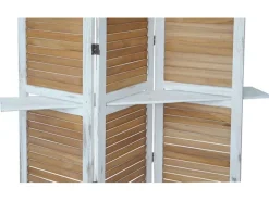 MCW Paravent Aberdeen mit Regalböden