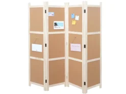 MCW Paravent G52 Braun 4 Panele 166x160cm