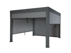 MCW Pergola L46 mit Seitenwand 3x3m