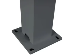 MCW Pergola L46 mit Seitenwand 3x3m