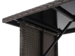 MCW Poly-Rattan Esstisch G16