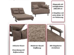 MCW Schlafsessel K29 Stoff Boucle 500g/m²