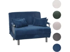 Best MCW Schlafsessel K29 Stoff Cord 330g/m² Blau