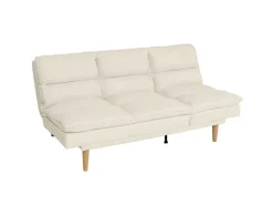 MCW Schlafsofa M79 Stoff/Textil Creme