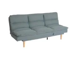 MCW Schlafsofa M79 Stoff/Textil Blau-Grau