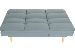 MCW Schlafsofa M79 Stoff/Textil Blau-Grau