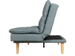 MCW Schlafsofa M79 Stoff/Textil Blau-Grau