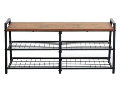 Clearance MCW Schuhregal A27 40x107x38cm Wildeiche-Optik