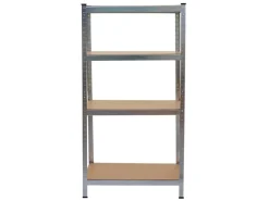 Outlet MCW Schwerlastregal D67 Verzinkt Silbergrau