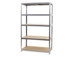 Sale MCW Schwerlastregal E33 Verzinkt 200x120x60cm Silbergrau