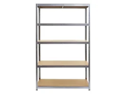 Sale MCW Schwerlastregal E33 Verzinkt 200x120x60cm Silbergrau