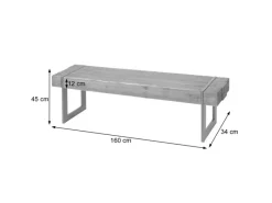 Sale MCW Sitzbank A15 160cm Braun