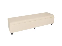 New MCW Sitzbank mit Aufbewahrung Arezzo XXL Creme