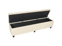 New MCW Sitzbank mit Aufbewahrung Arezzo XXL Creme
