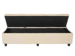 New MCW Sitzbank mit Aufbewahrung Arezzo XXL Creme