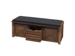 MCW Sitzbank mit Staufächern H53 Braun