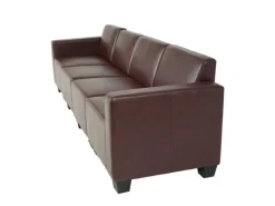 Online MCW 4-Sitzer Sofa Moncalieri Rot-Braun
