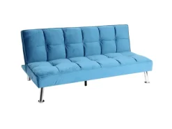Best MCW Sofa K21 Samt Blau