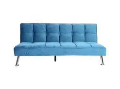 Best MCW Sofa K21 Samt Blau