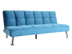 Best MCW Sofa K21 Samt Blau