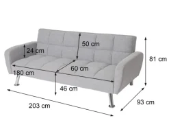 MCW Sofa K19 Stoff/Textil