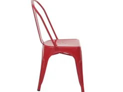 MCW Stuhl A73 Metall 4er-Set Rot