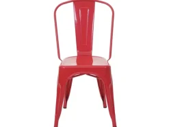 MCW Stuhl A73 Metall 4er-Set Rot