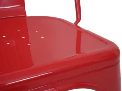 MCW Stuhl A73 Metall 4er-Set Rot