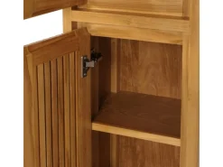 Online MCW Teak-Hochschrank M70 2 Türen 5 Fächer
