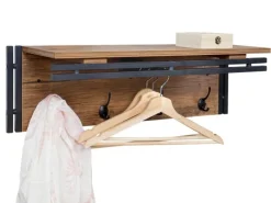 MCW Wandgarderobe A27 4 Haken 3D-Struktur Wild-Optik