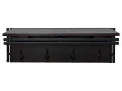 MCW Wandgarderobe A27 4 Haken 3D-Struktur