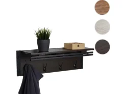 MCW Wandgarderobe A27 4 Haken 3D-Struktur